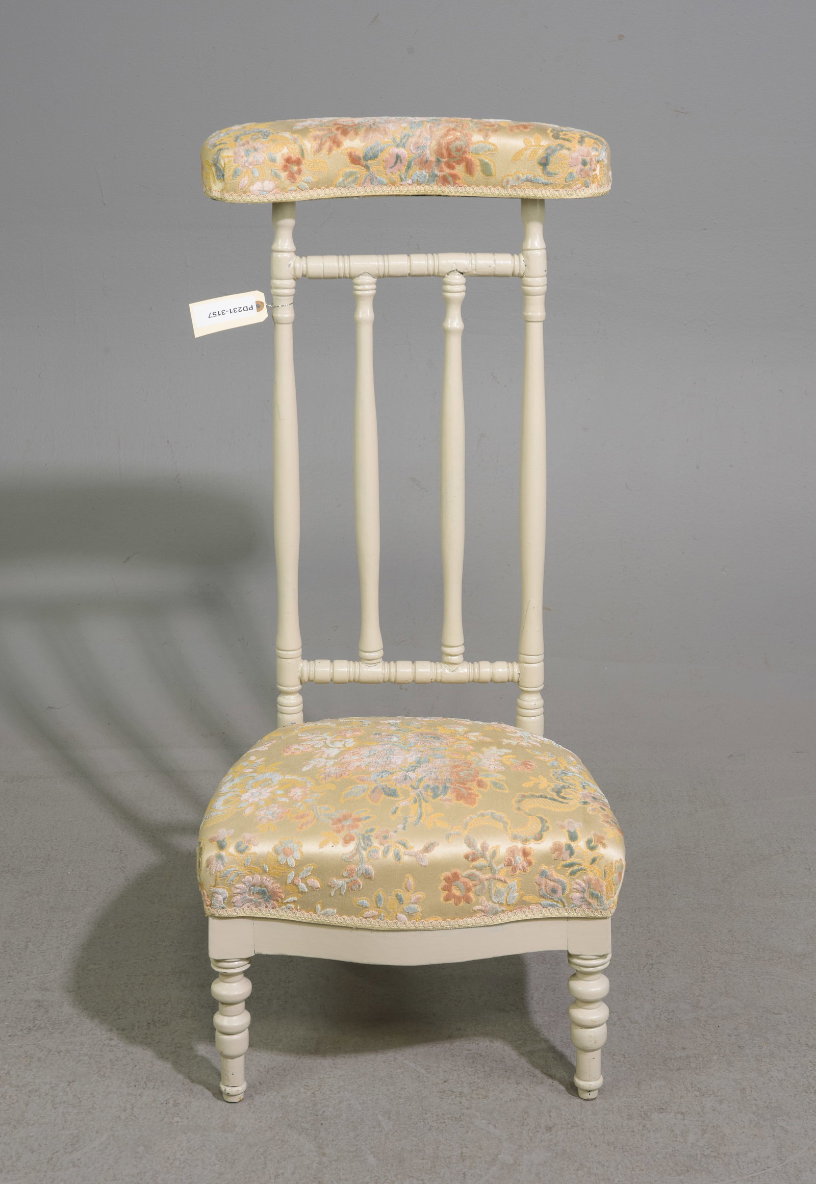 Napoleon III Style Kneeler / Prie Dieu #2: French Napoleon III Style Kneeler / Prie Dieu - 38 in tall x 18 x 15