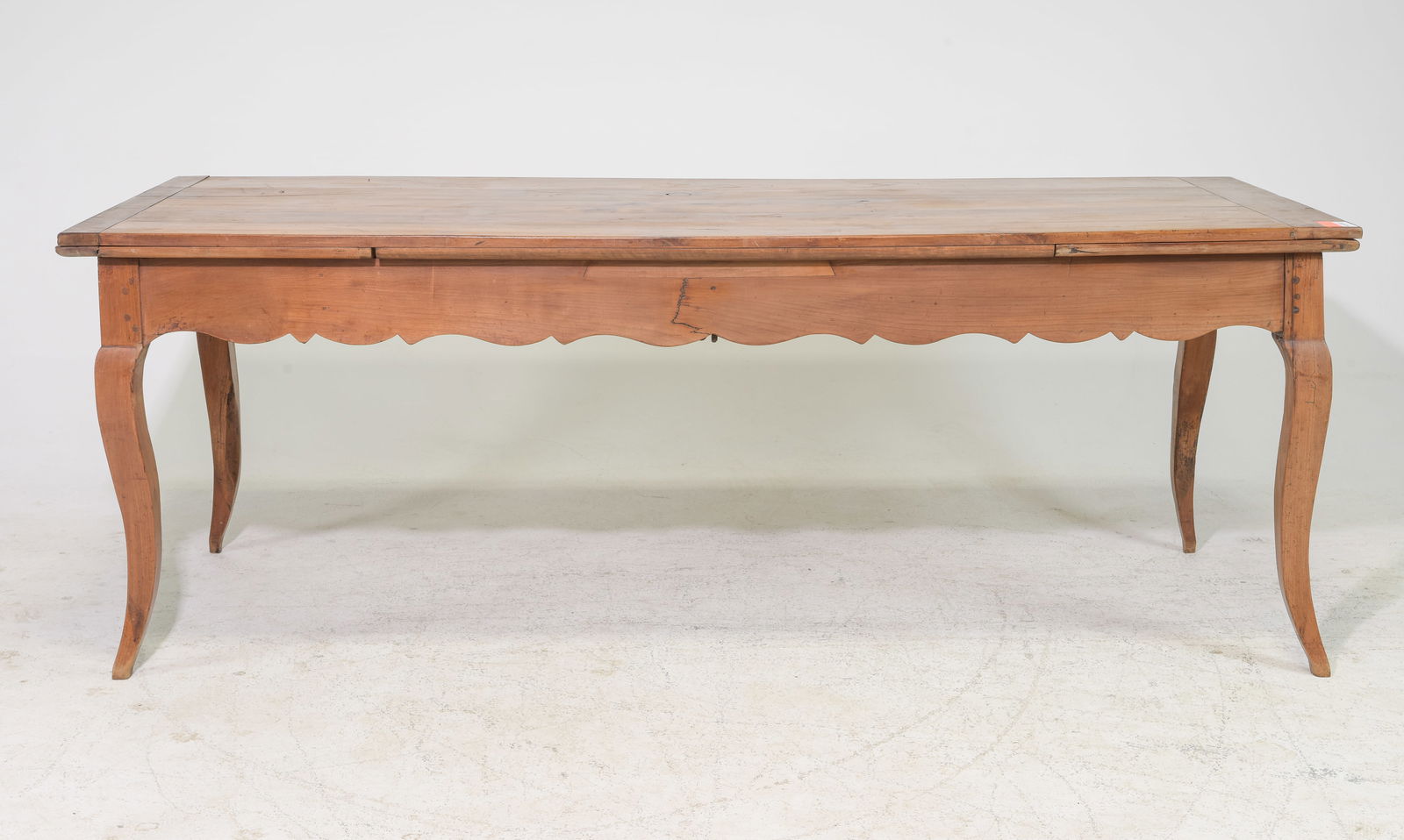 French Long Cherry Farmhouse Draw Leaf Table (1 of 10)