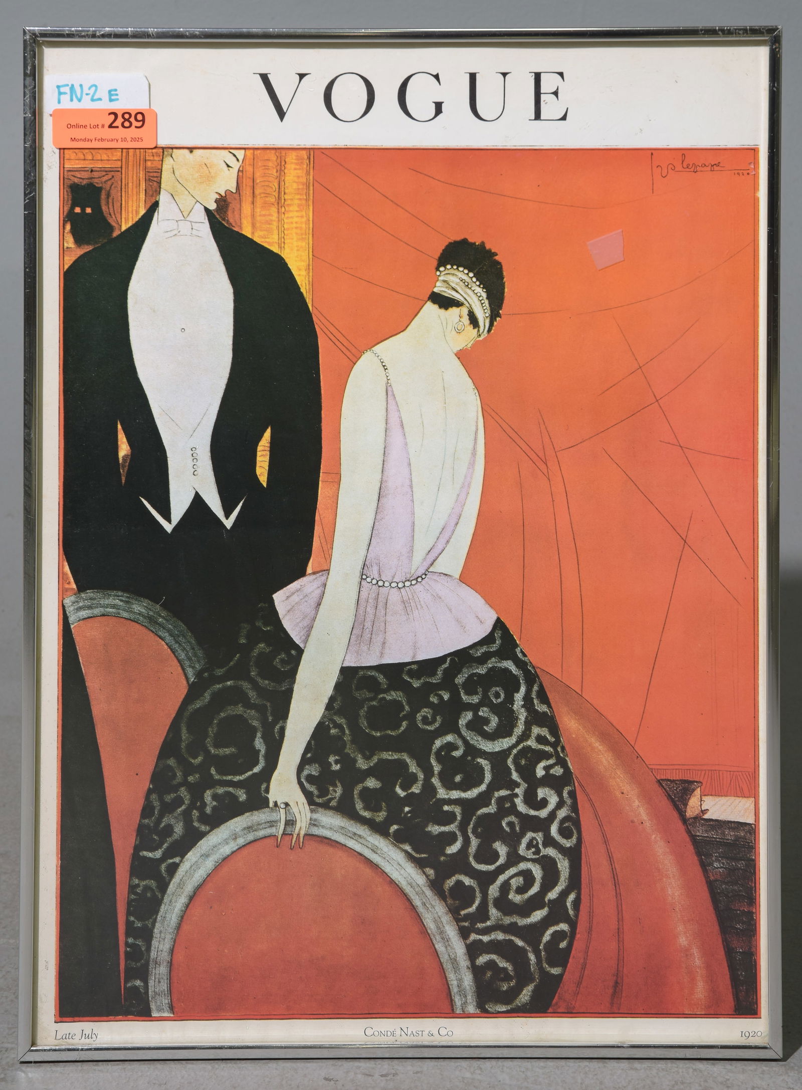 Framed Vogue Poster Under Glass (1 of 5)