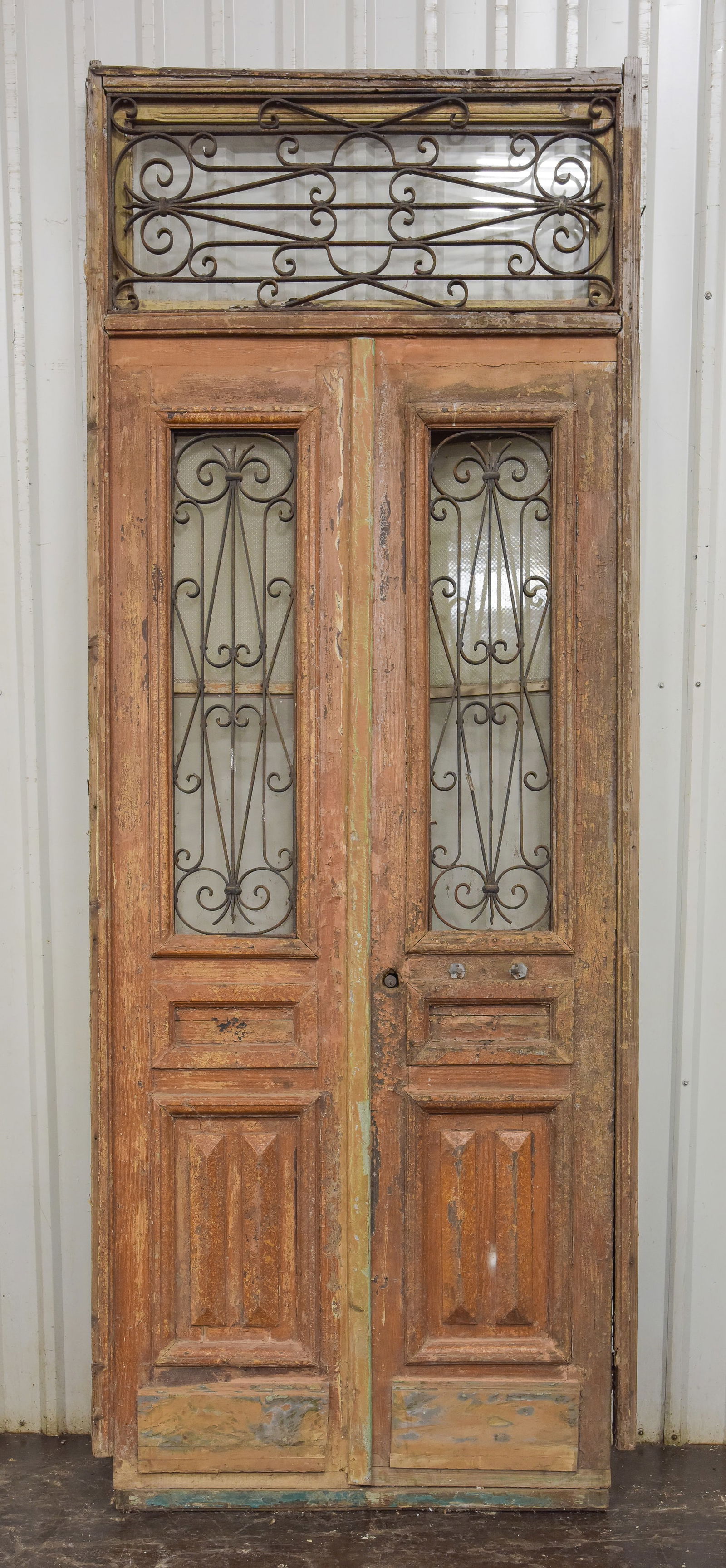 Framed Large Door with Iron Inserts #2 (1 of 5)