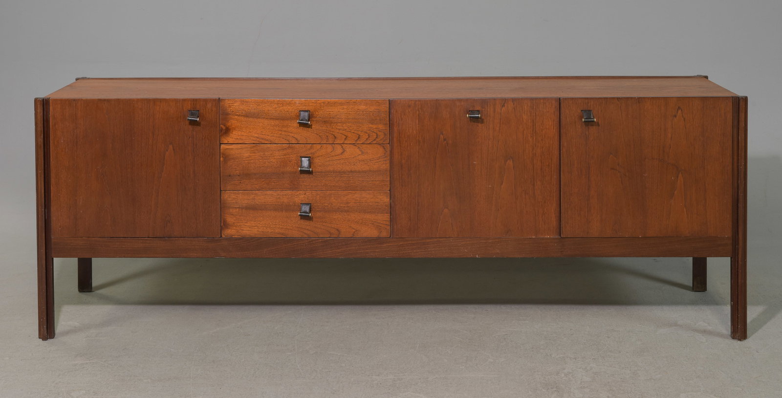 Mid Century Modern Sideboard - Leather Pulls (1 of 9)