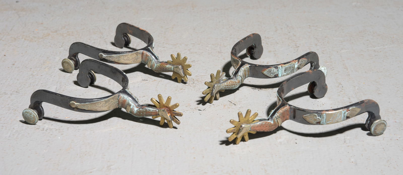 2 Pairs of Vintage Hand Made Spurs #2 (1 of 4)