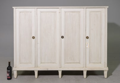 Gustavian Style Swedish Four Door Buffet / Sideboard