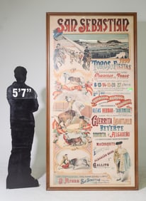 San Sebastian Large Framed Poster / Advertisement