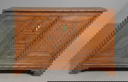 Faux Bamboo Sideboard / Buffet