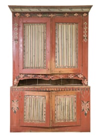 Swedish Painted Cupboard / Buffet Du Corps