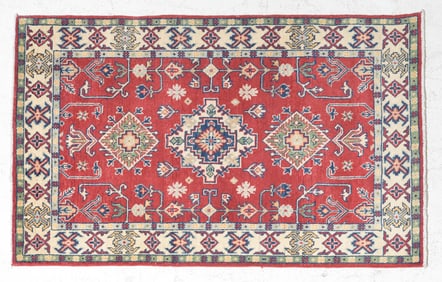 Kazak Hand Knotted Rug #2 - 4'9 x 3'5
