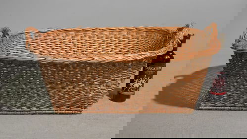 Woven Wicker Market Basket #5