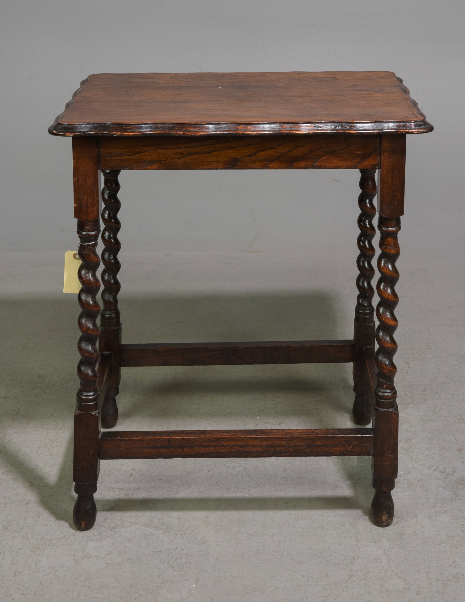 British Oak Barley Twist Occasional Table (1 of 3)
