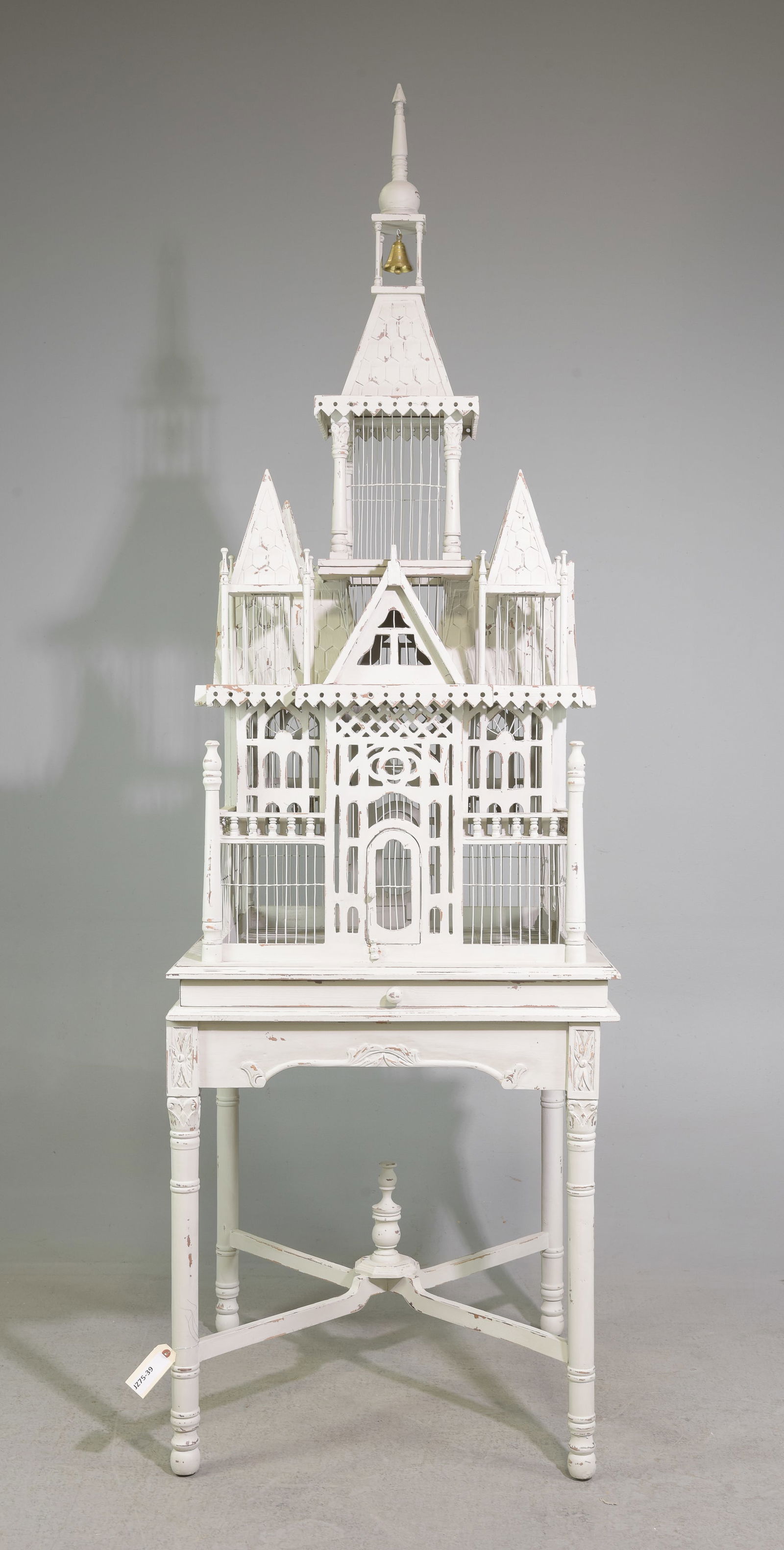 Large Painted Bird House Manor (1 of 4)