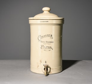 Victorian Cheavins Pottery Water Filter