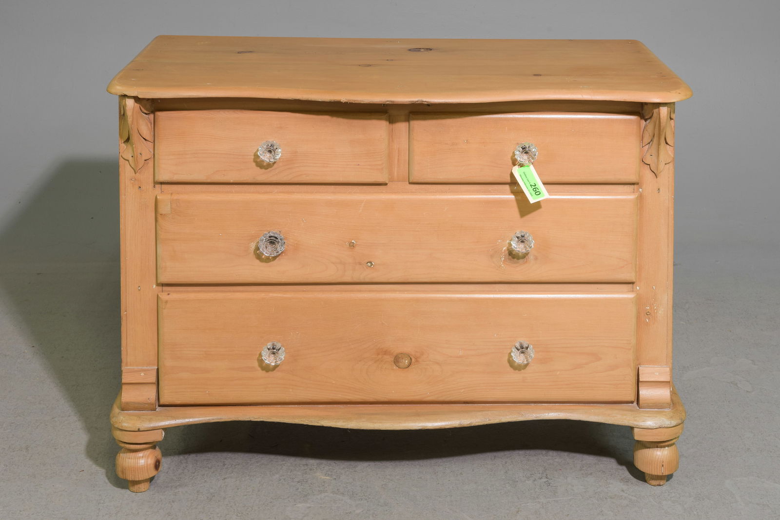 British Pine 4 Drawer Chest (1 of 5)
