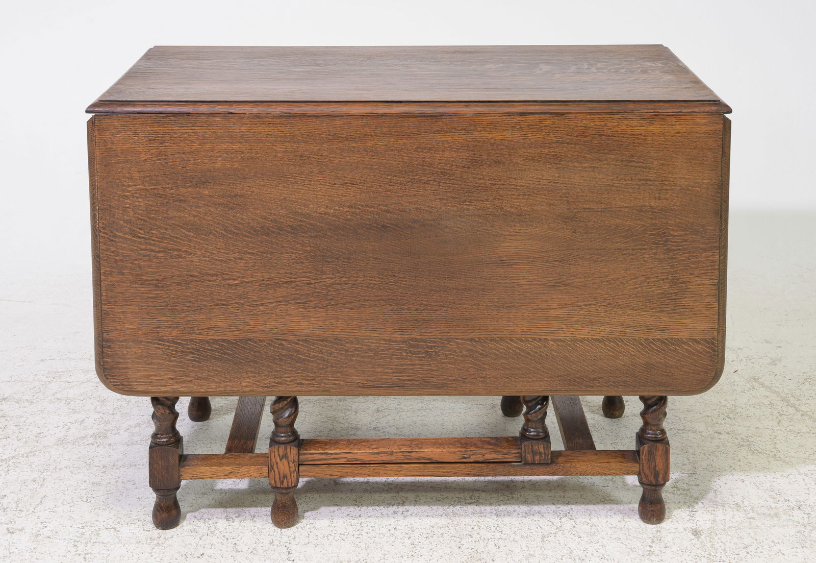 British Oak Barley Twist Drop Leaf Table #2 (1 of 3)