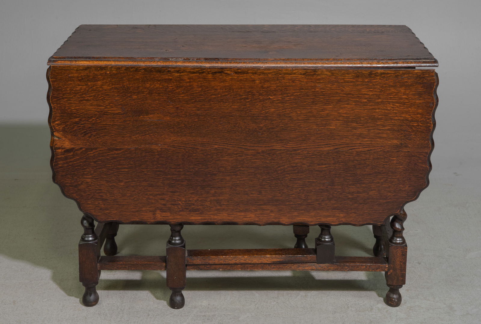 British Oak Barley Twist Drop Leaf Table #3 (1 of 2)