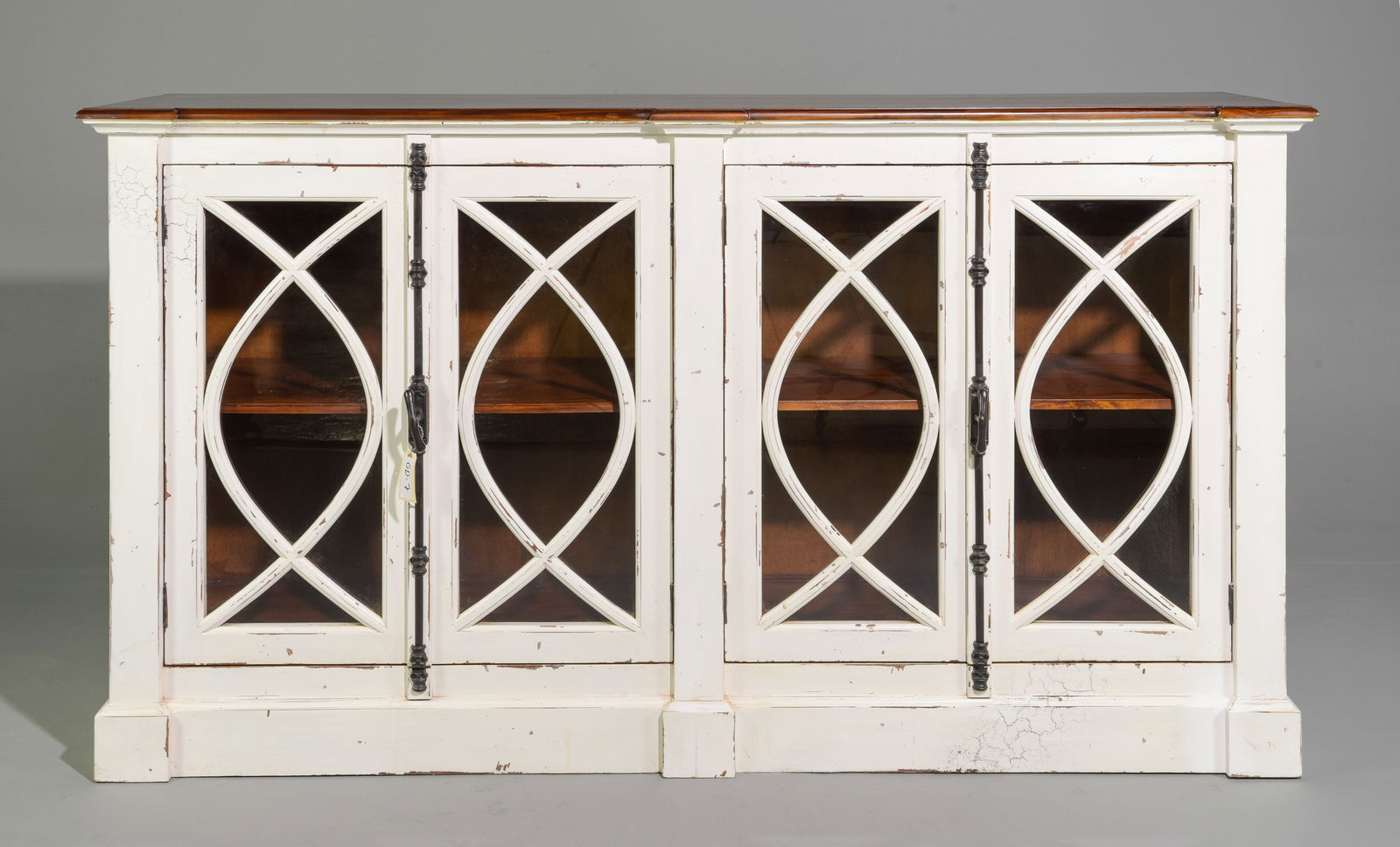 Farmhouse Style Painted Four Door Sideboard (1 of 7)