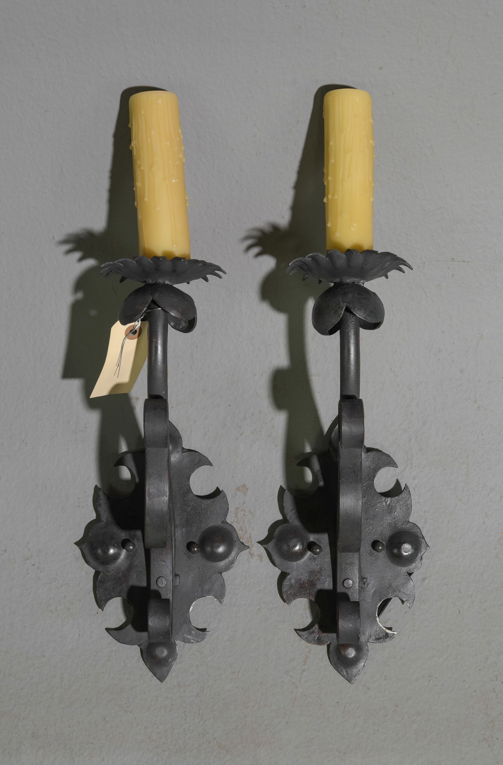 French Style Pair of Single Light Sconces #1 (1 of 4)