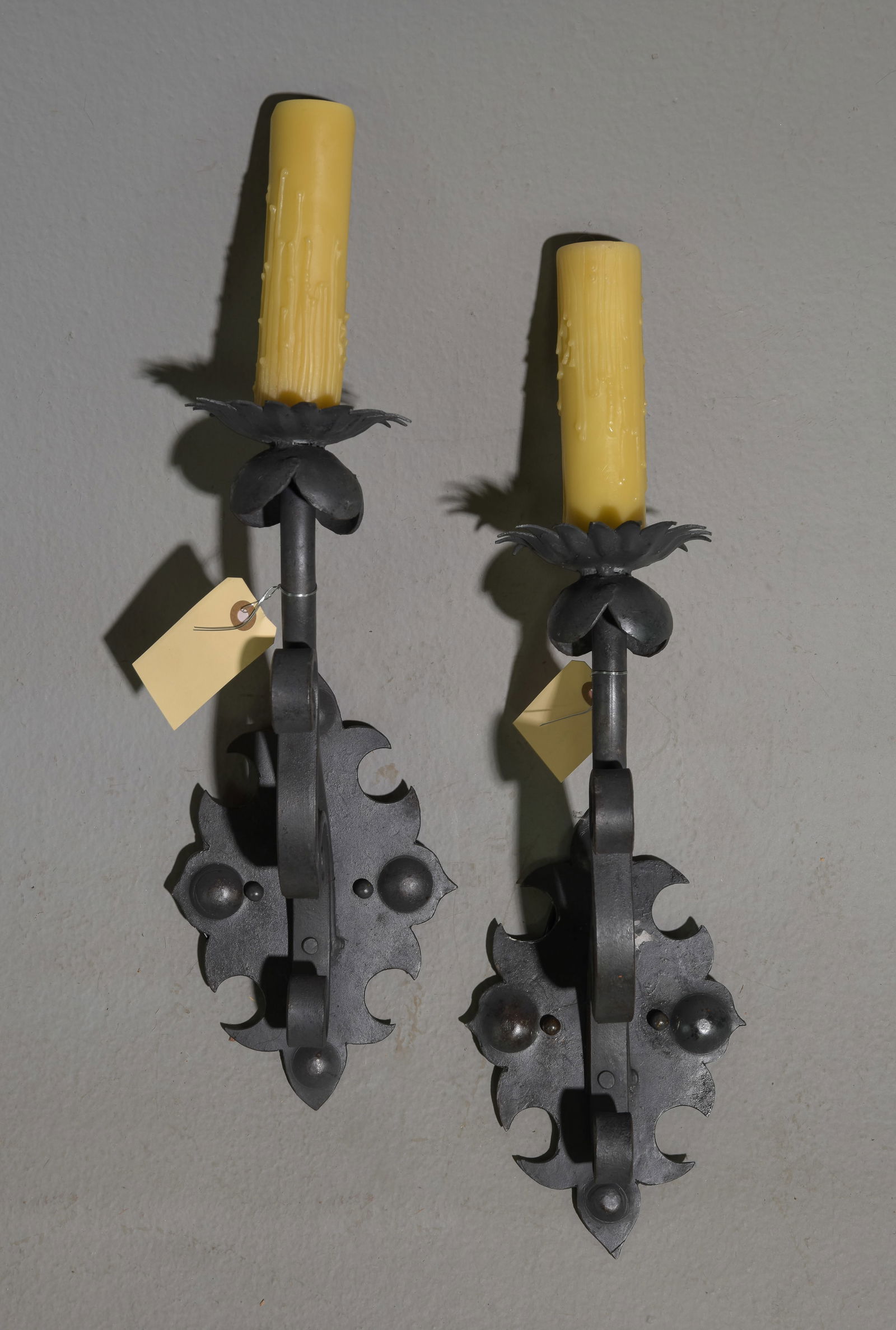 French Style Pair of Single Light Sconces #3 (1 of 4)