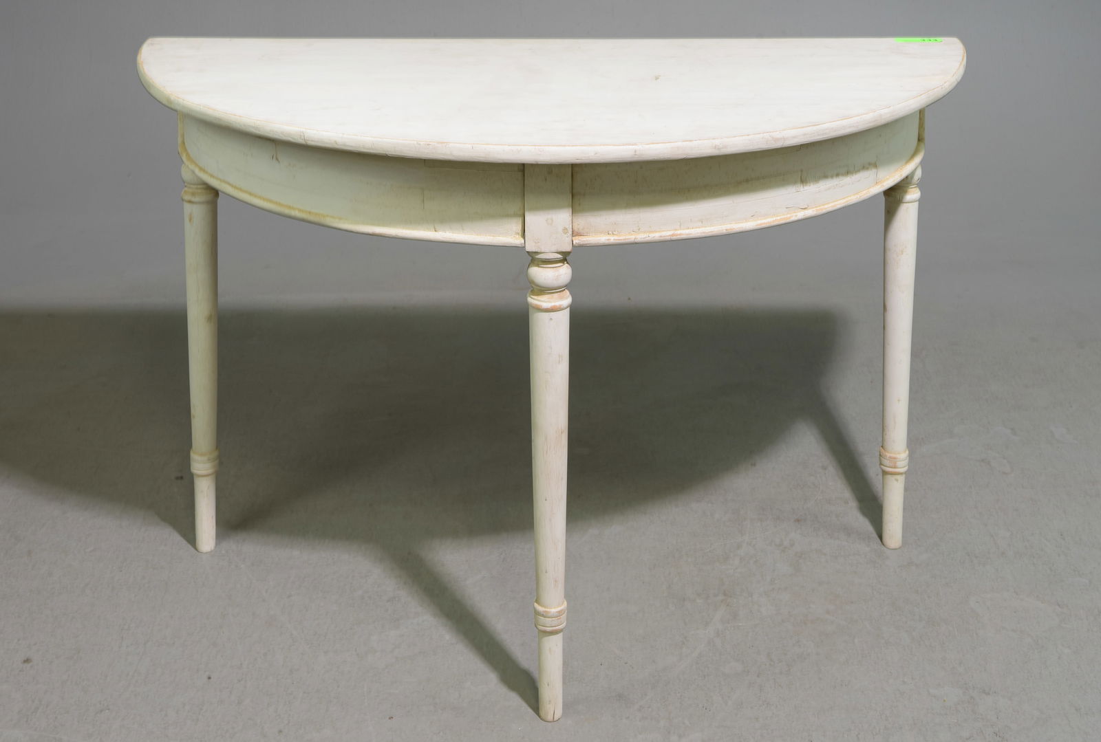 Swedish Painted Demilune Hall Table #2 (1 of 3)