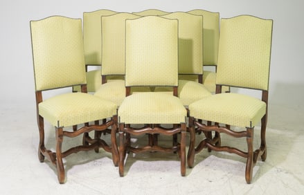French Mouton Style Set of 8 Dining Chairs