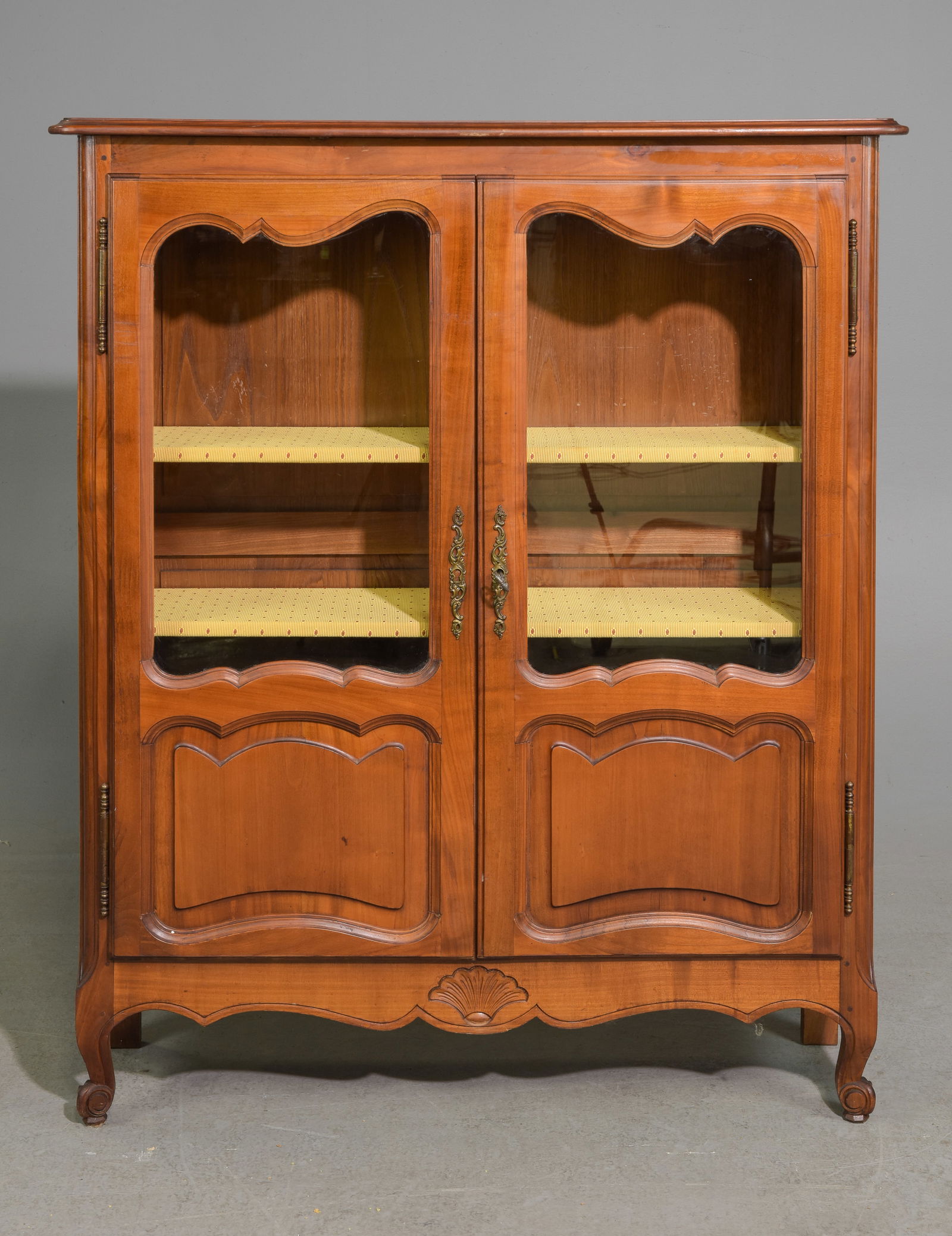 Louis XV Style 2 Door Bookcase / Cabinet (1 of 5)