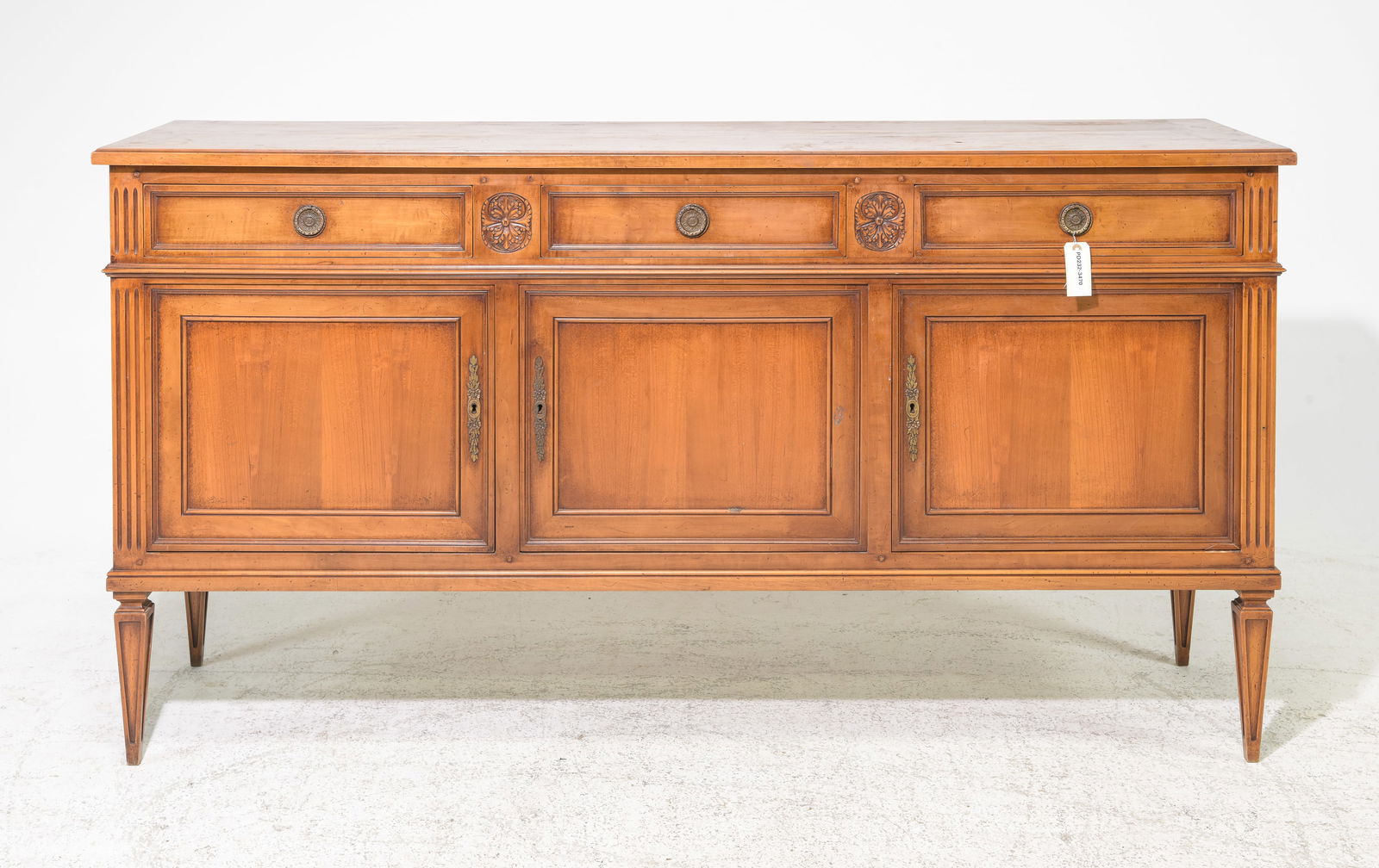 Louis XVI Style Cherry Sideboard / Enfilade (1 of 5)