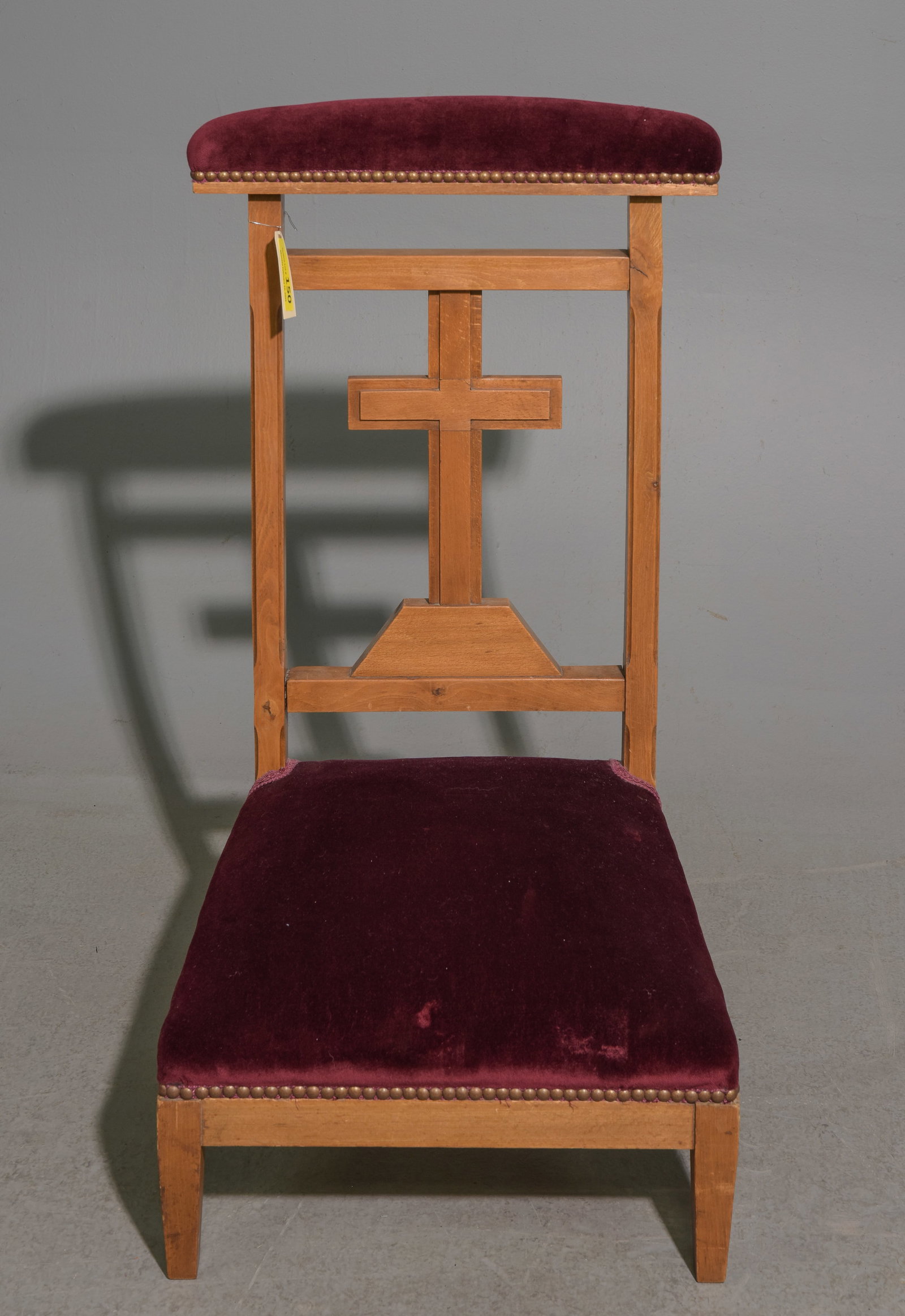 Napoleon III Style Kneeler / Prie Dieu #1: French Napoleon III Style Kneeler / Prie Dieu - 36 in tall x 16 x 19