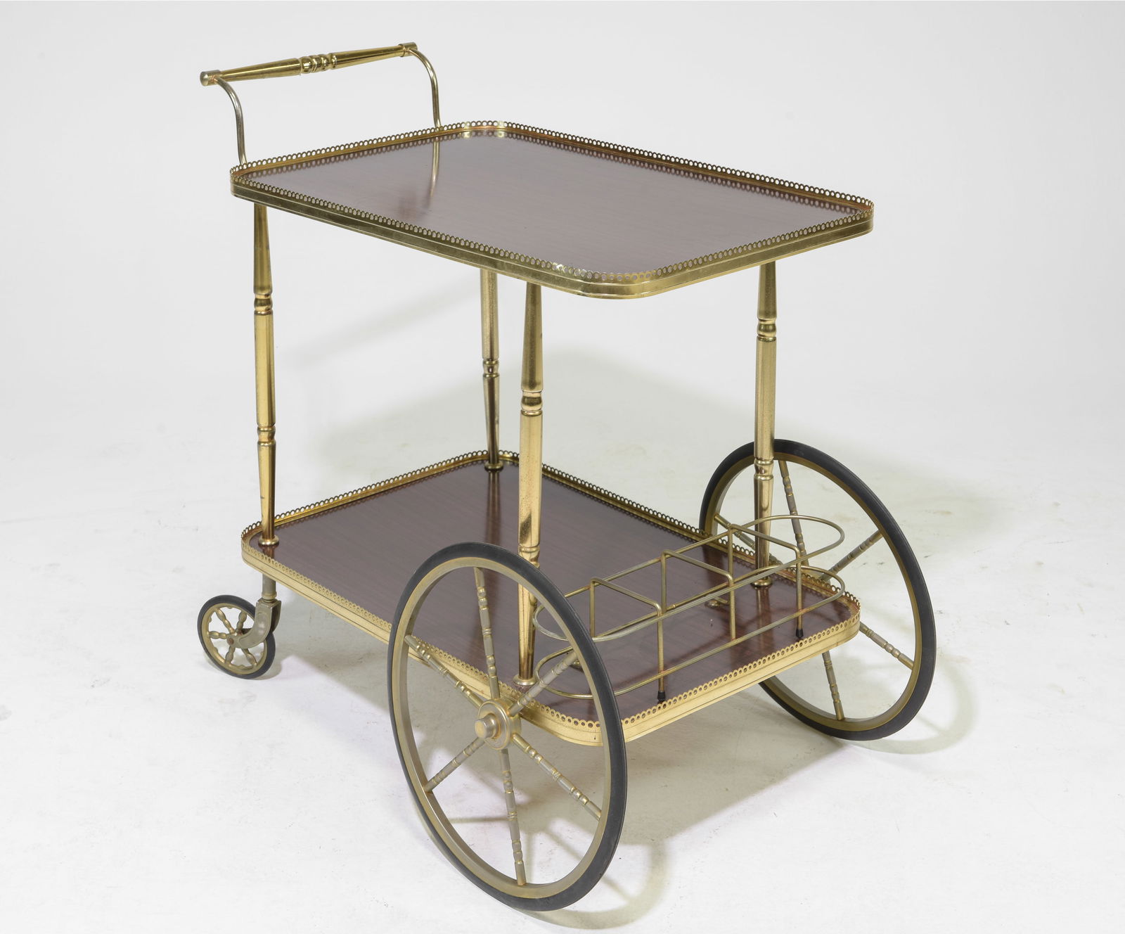 Louis XVI Style Two Tier Trolley / Bar Cart (1 of 4)