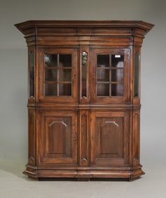 European Oak Four Door Cupboard / Cabinet
