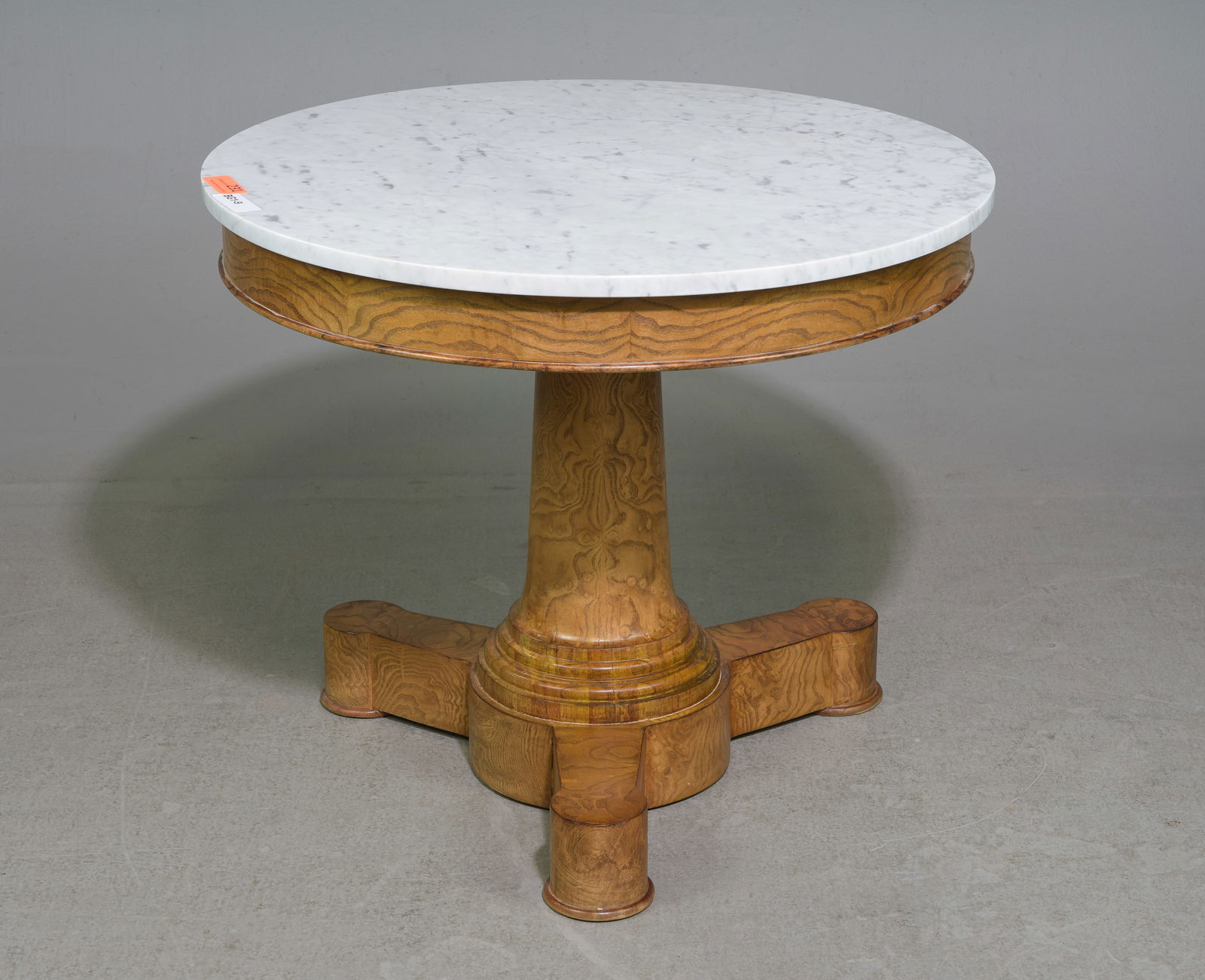 Empire Style White Marble Top Occasional Table #1 (1 of 4)