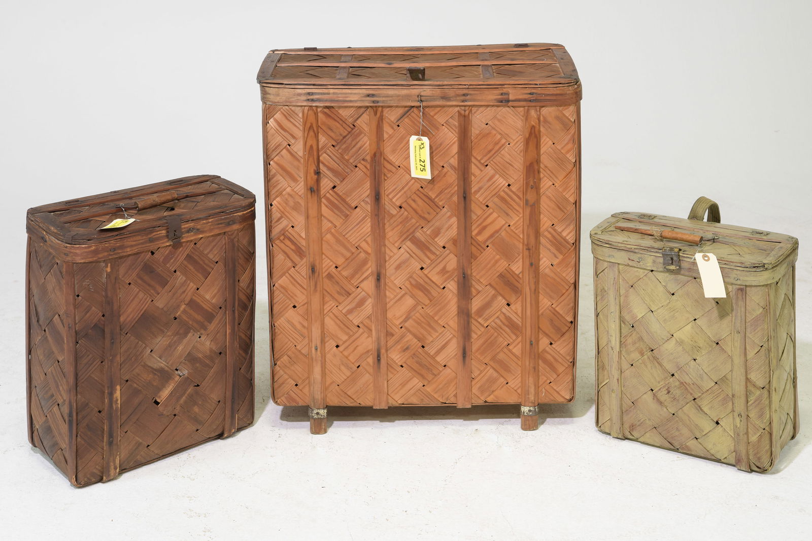 Three Assorted Swedish Woven Picking Baskets #1 (1 of 5)