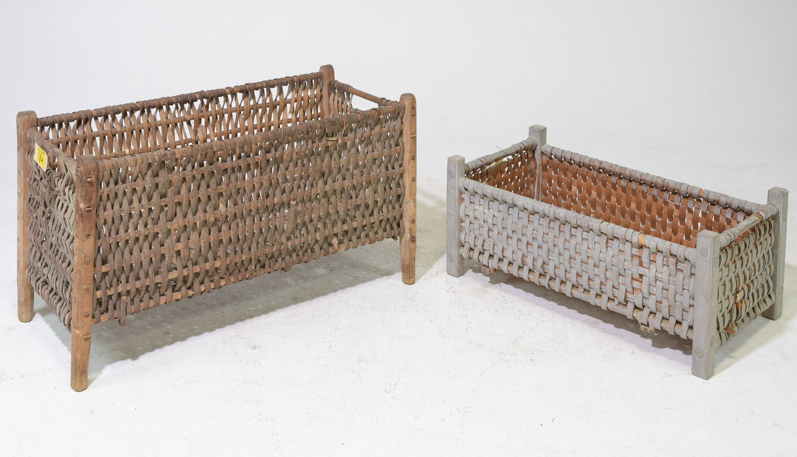 Two Swedish Woven Dog Beds / Baskets #2 (1 of 3)