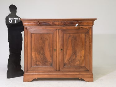 Louis Philippe Style Large Walnut Buffet c.1900