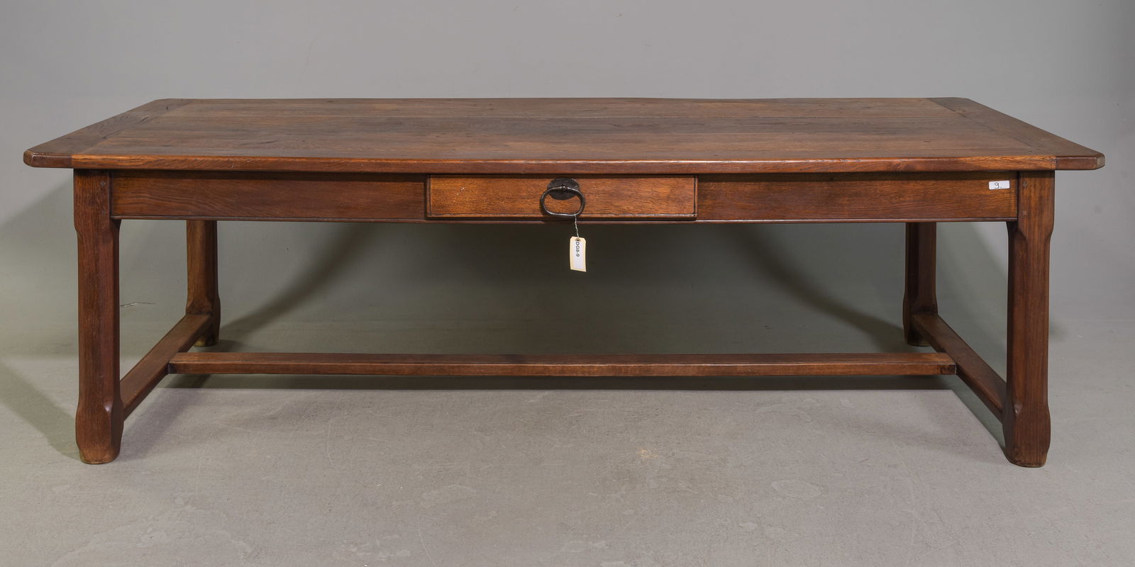 French Large Solid Oak Farmhouse Table (1 of 6)