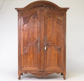 Louis XV Style Monumental Double Door Armoire