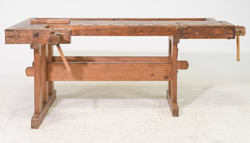 19th Century French Carpenters Workbench / Table