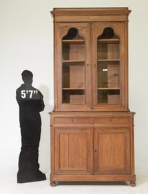 French Monumental Oak Buffet Du Corps / Cupboard