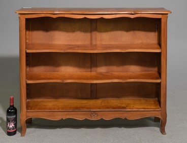 Louis XV Style Cherry Bookshelf c.1930's #1