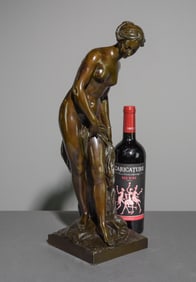 French Cast Bronze Figure - "The Nymph"