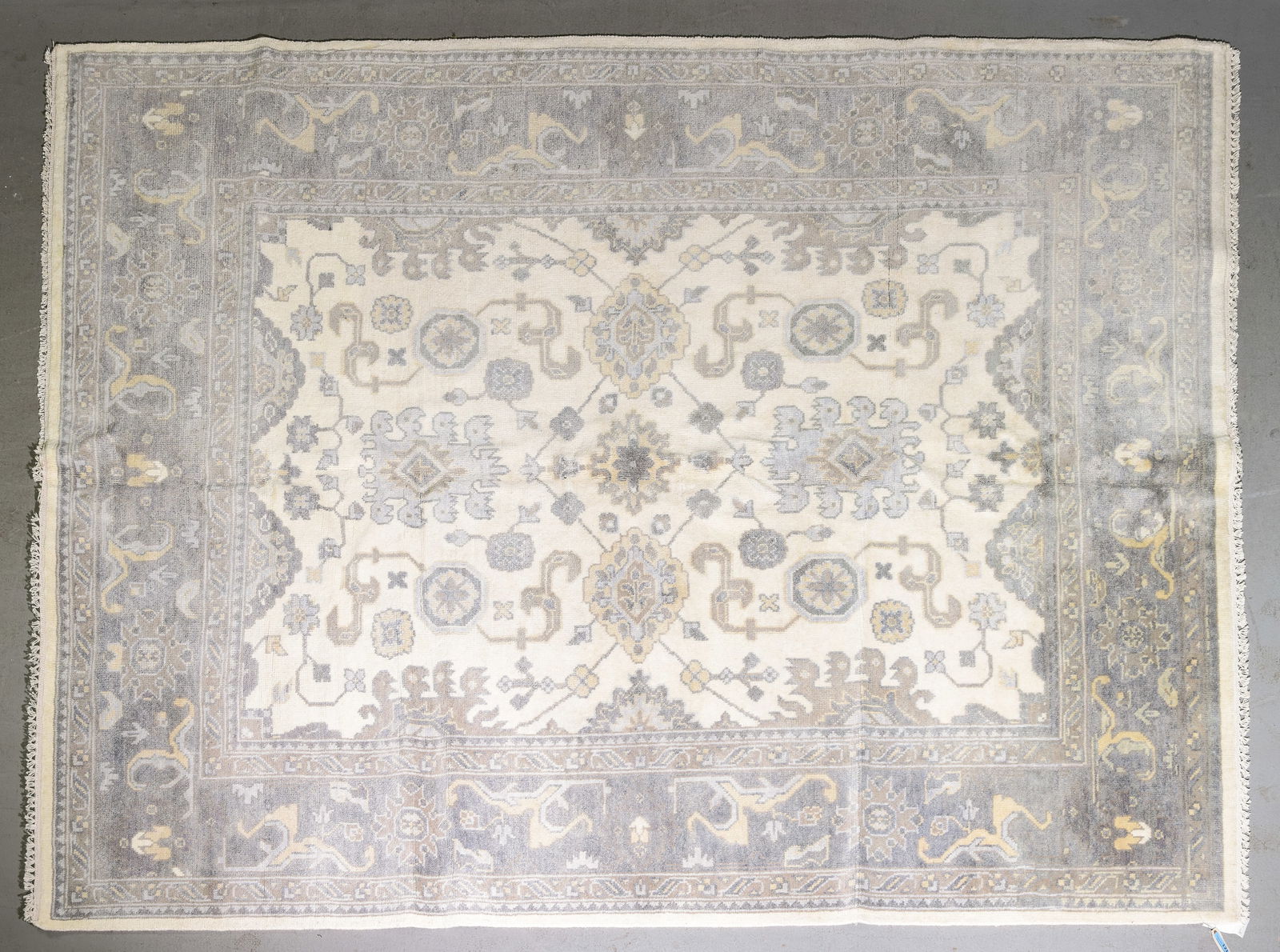 Hand Knotted Oushak Rug - 9'10 x 8' (1 of 5)