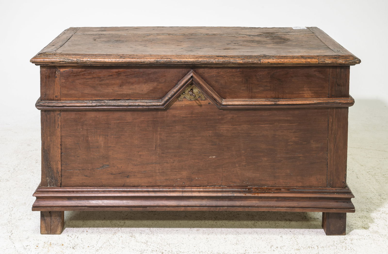 19th Century French Walnut Coffer / Trunk (1 of 8)