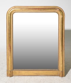 Louis Philippe Style Gold Framed Mirror