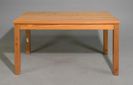 English Pine Farm Table c.1940's-50's