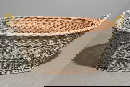 Swedish Woven Wicker Market Basket #2
