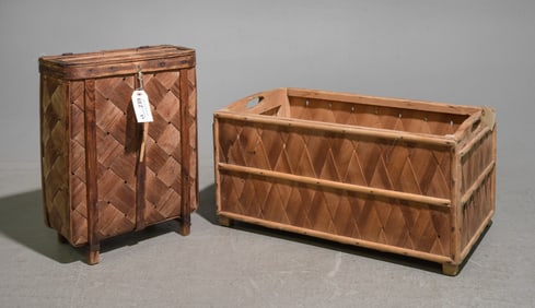 2pcs - Swedish Woven Basket & Carrier #2