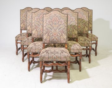 French Mouton Style Set of 10 Dining Chairs