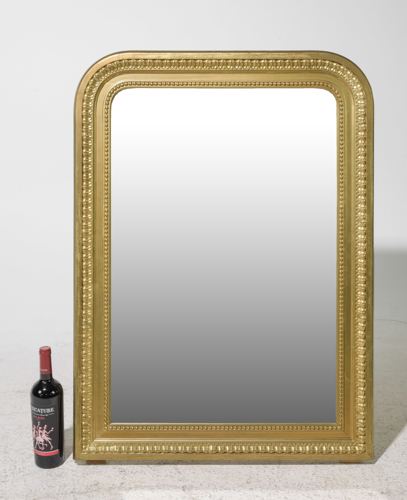 Louis Philippe Style Gold Framed Mirror #2: French Louis Philippe Style Gold Framed Mirror - 40 in tall x 29 x 1.5