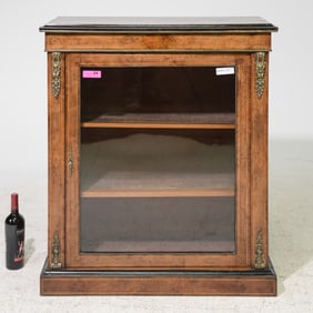 Victorian Inlaid Walnut Pier Cabinet c.1900-1920's