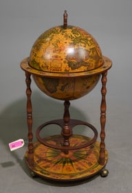 French Globe Bar / Cocktail Cart