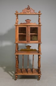 French Walnut Music Stand / Etagere c.1920's