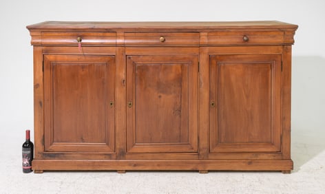 Louis Philippe Style Three Door Sideboard / Enfilade